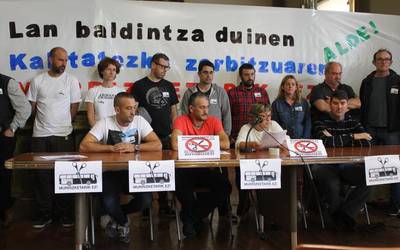 Mobilizatzera deitu dute autobus gidariek