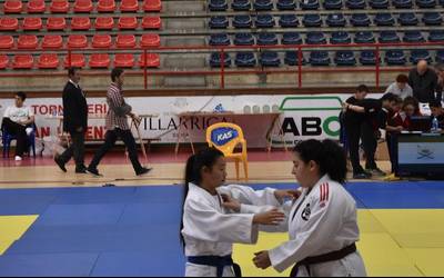 Bigarren geratu da Maren Martin aretxabaletarra Eibar Hiriko Nazioarteko Judo Txapelketan
