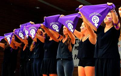 Narrutsik emakume feministen taldea sortu dute Elgoibarren