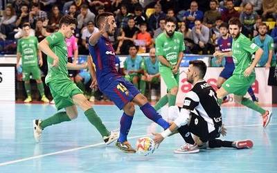 Barcelona Lassarekin hiruna berdindu zuen Osasuna Magnak
