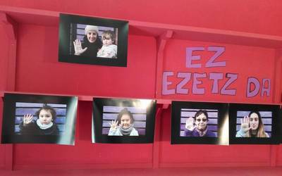 Indarkeria matxistaren aurkako mezuak lau haizetara Elgetan