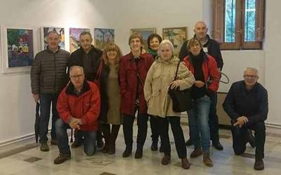 'Pinturan barrena paseatzen' talde-erakusketa Bertizen ikusgai, abenduaren 7ra bitarte