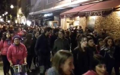 'Hartu ardura, ez izan matxisten konplize' lemapean manifestazioa egin dute Durangon