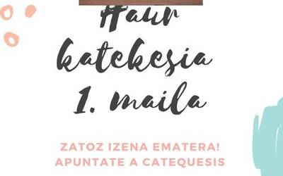 Haur Katekesian izen ematea