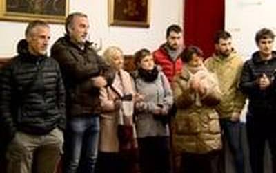 Azkoitian Euskararen aldeko Adierazpen Instituzionala irakurri dute.