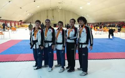 5 domina lortu ditu Laudioko Taekwondo Klubak Espainiako taldekako txapelketan