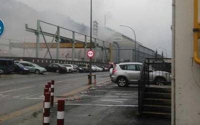 Zubillagako enpresa batean sute txiki bat izan da