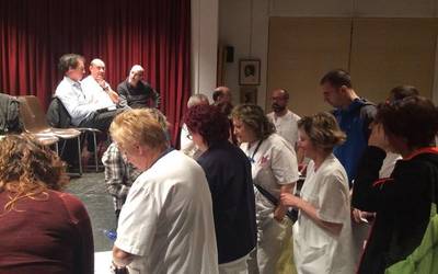 Aurreakordioa erdietsi dute Miserikordia etxeko langileek