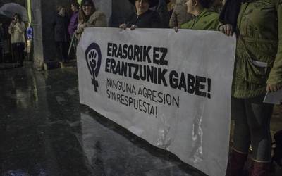 Jende ugarik salatu zuen atzo larunbateko eraso matxista