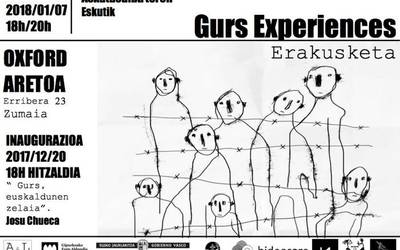 'Gurs experiences' erakusketa zabalduko da gaur Oxforden hitzaldi batekin