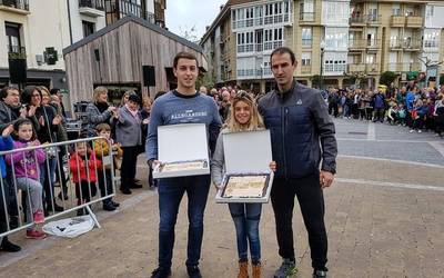 Urteko kirolari onenen sariak jaso dituzte Odriozolak eta Gonzalez-Etxabarrik
