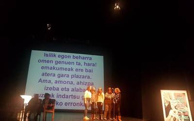 Berdintasun Zerbitzuaren urteurren festan abestutako bertsoa