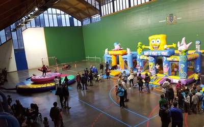 Gabonak amaitzeko, puzgarriak