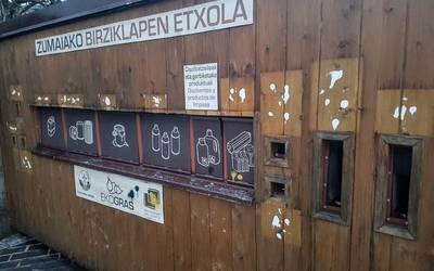 Birziklatzeko etxolaren egoera bi urte geroago