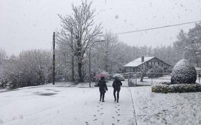 Elurrak Otxandio eta Urkiola zuritu ditu