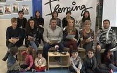 Fleming Herri Eskolaren izen eta logo berria aurkeztu  dituzte