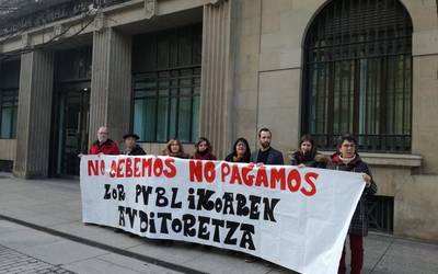 "Zor ez duguna ez dezagun ordaindu", goiburuarekin ekimenak prestatu dituzte