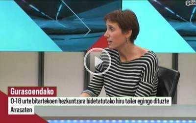 Maite Aizpiri: "Egunerokotasunean gurasooi sortzen zaizkigun kezkak lantzeko dira tailerrak"