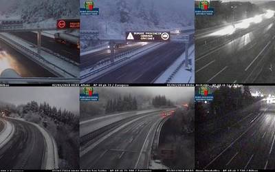 Elurra trafiko arazoak sortzen ari da Aiaraldeko zenbait txokotan