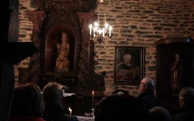 Dantzekin alaitu dute San Blas eguna Buruñao auzoan