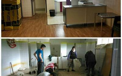 Txondorra gaztetxeko behin-behineko lanak bukatu dituzte