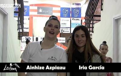Zubi Berri Gimnastika erritmikoko kideak Azpeitian