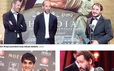 'Puntua' aldizkaria: Goya sarietan 'Handiako' lantaldearen janzkera