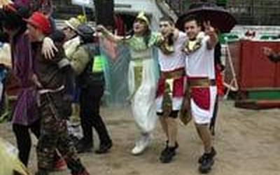 Zezen festa Zaldunita egunean