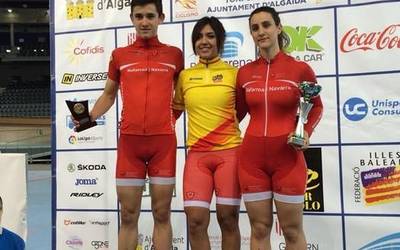 Etxeberria eta Gonzalez Palmako podiumean