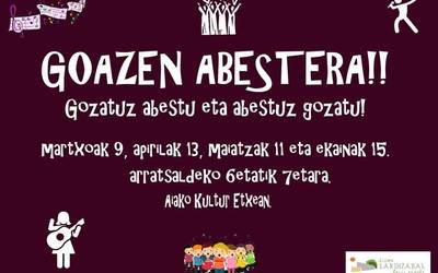 Eskolako jaialdirako belaunaldi arteko abesbatza sortzen ari da Aiako guraso elkartea