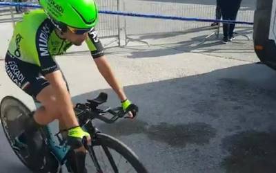 Mikel Bizkarra onenen artean ibili da Andaluziako Itzulian