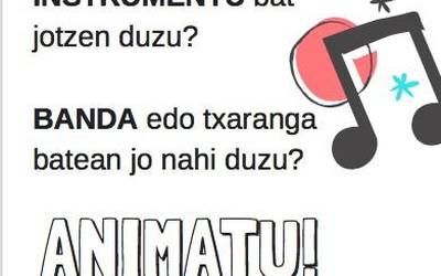 Musika banda osatzeko deia Elorrion