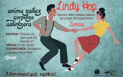 Lindy Hop dantza tailerra antolatu du Astinduk