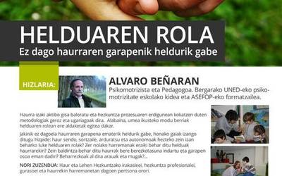 Alvaro Beñaran psikomotrizista eta pedagogoa izango da Abaraxkan