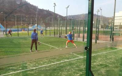 Padel txapelketako 1.mailako finala jokatu zen larunbatean