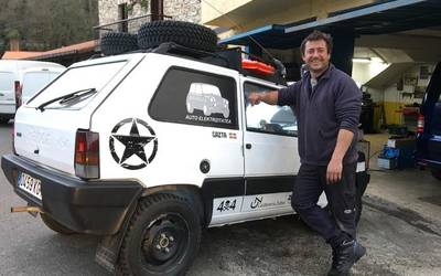 Panda Raid probarantz abiatu dira Jesus Mari Aranzabal eta Mikel Zubia