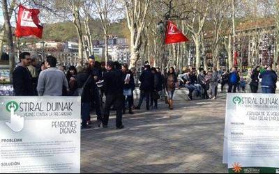 Prekarietatearen  aurkako  dinamika  gaur  iritsiko  da  Arrigorriagara