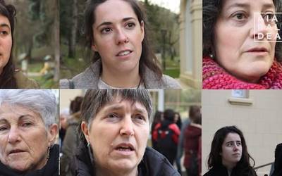 [BIDEO-ERREPORTAJEA] Aiaraldeko emakumeak* greba feministarako prest