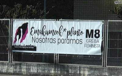 'Emakumeok planto!' leloarekin dator martxoaren 8a