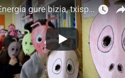 Txurdinagako eskolak 'Txispaz kontsumitu' bideo lehiaketa irabazi du