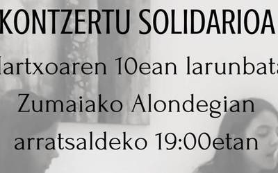 Maria Martinez eta Amaia Dominguezen kontzertua Darahliren alde