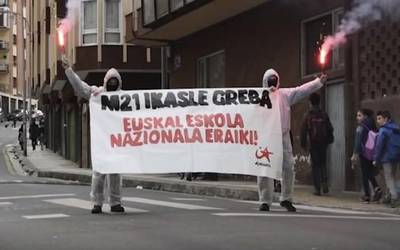 Greba deitu du biharko Ikasle Abertzaleak antolakundeak, “gaur egungo hezkuntza sistema gainditzeko”