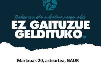 Elkarretaratzea deitu dute atxiloketak salatzeko