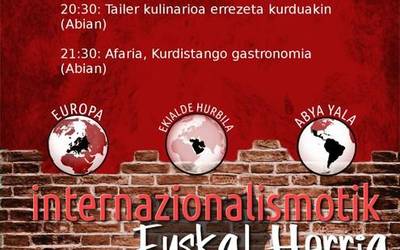 Kurdistango egoera ekarriko dute gogora Algortan