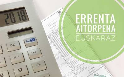 Errenta aitorpena euskaraz egiteko kanpaina abiatu du Bergarako Udalak