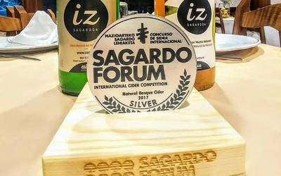 Izeta sagardoak bigarren postua lortu du Nazioarteko Sagardo Lehiaketan