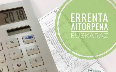 Errenta autorpena euskeraz egiteko deia