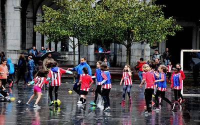 Futbol harrobia plazara atera zuen C.D. Elgoibarrek