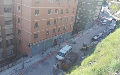 Gabolats kaleko urbanizazioan uste baino lan handiagoak