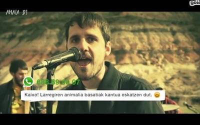 Larregi taldearen 'Animalia basatiak' kantuaren bideoklipa ikusgai